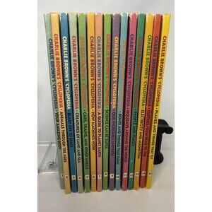 Charlie Brown's  Cyclopedia Encyclopedia Complete Set Vol 1-15, Hardcover, 1990